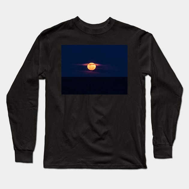 A Bloody Moon Long Sleeve T-Shirt by PictureNZ